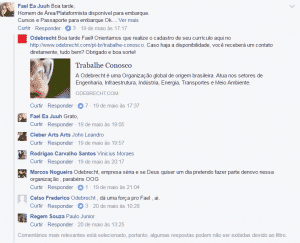 Odebrecht hiring for various positions