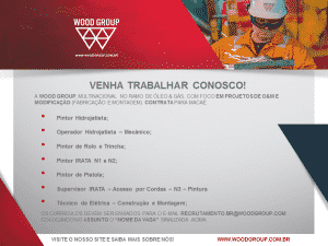 job vacancies at Woodgroup
