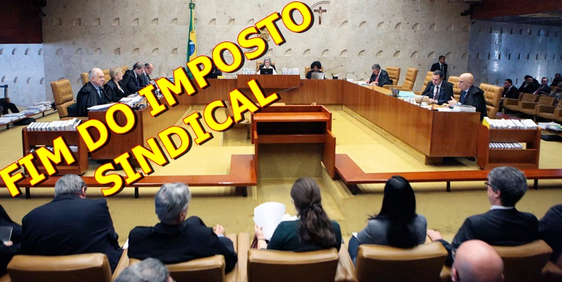 imposto sindical stf fim sindicatos