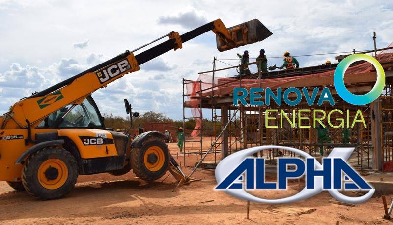 Obras na Bahia Renova Energia e Alpha Equipamentos
