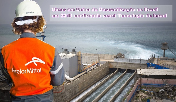 Obras em Usina de Dessanilização ArcelorMittal