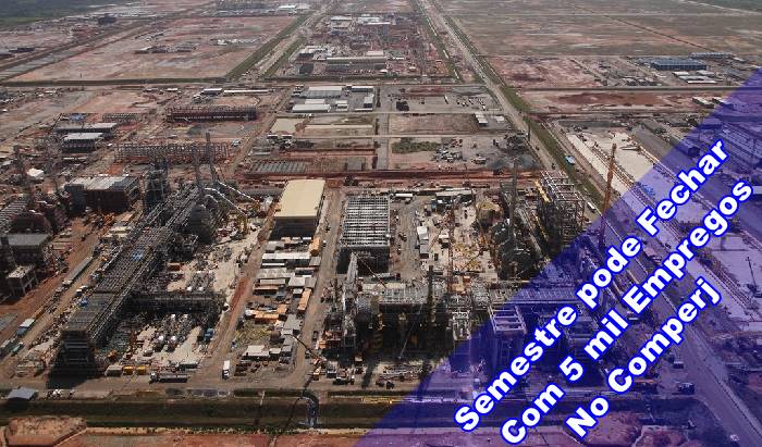 Comperj 5 mil vagas obras itaboraí