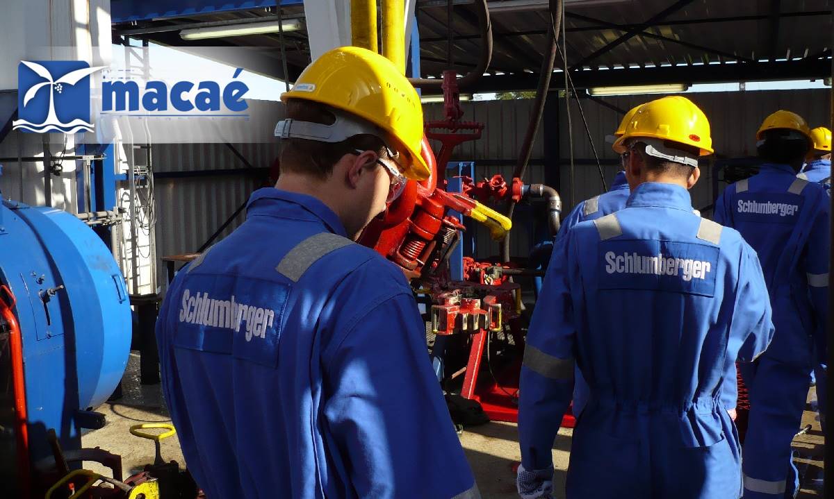 Schlumberger Macaé Offshore sonda plataforma completação