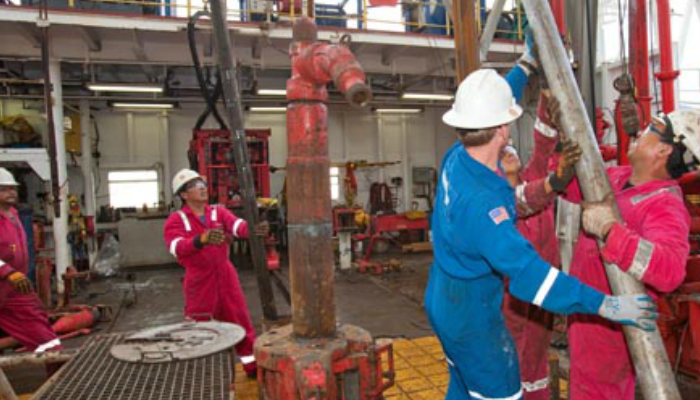 Sondadores offshore navio de perfuração