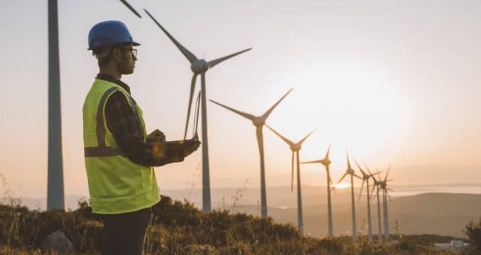 funcionario no setor eolico