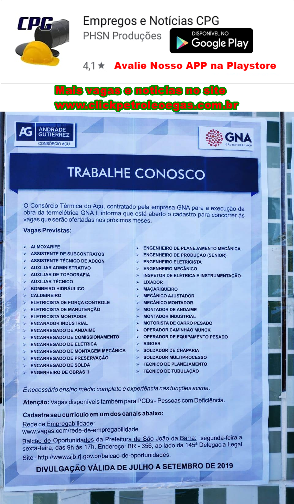 ANDRADE GUTIERREZ 2 OBRAS AÇU GNA