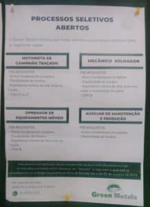 job openings Minas Gerais