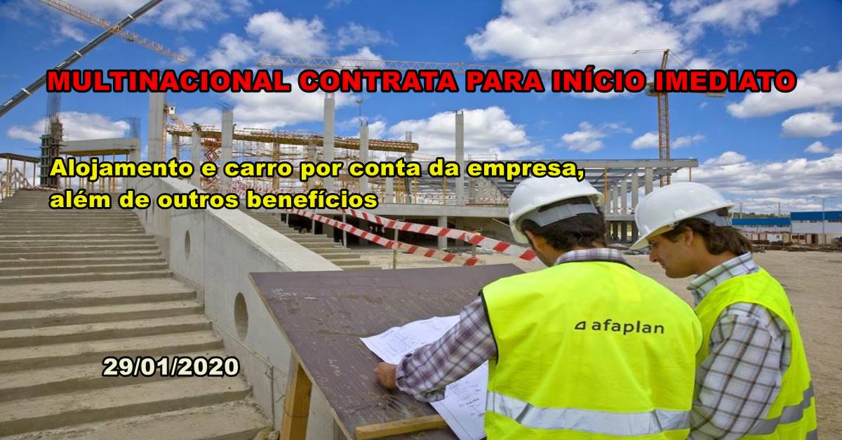 Multinacional de engenharia anuncia vagas de emprego para técnicos e engenheiros na BA e PE