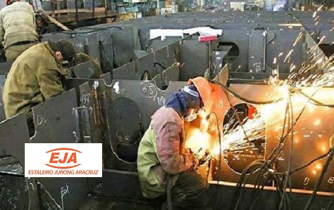 Muitas vagas de emprego para construção naval no Estaleiro Jurong Aracruz ES, hoje 9 de janeiro