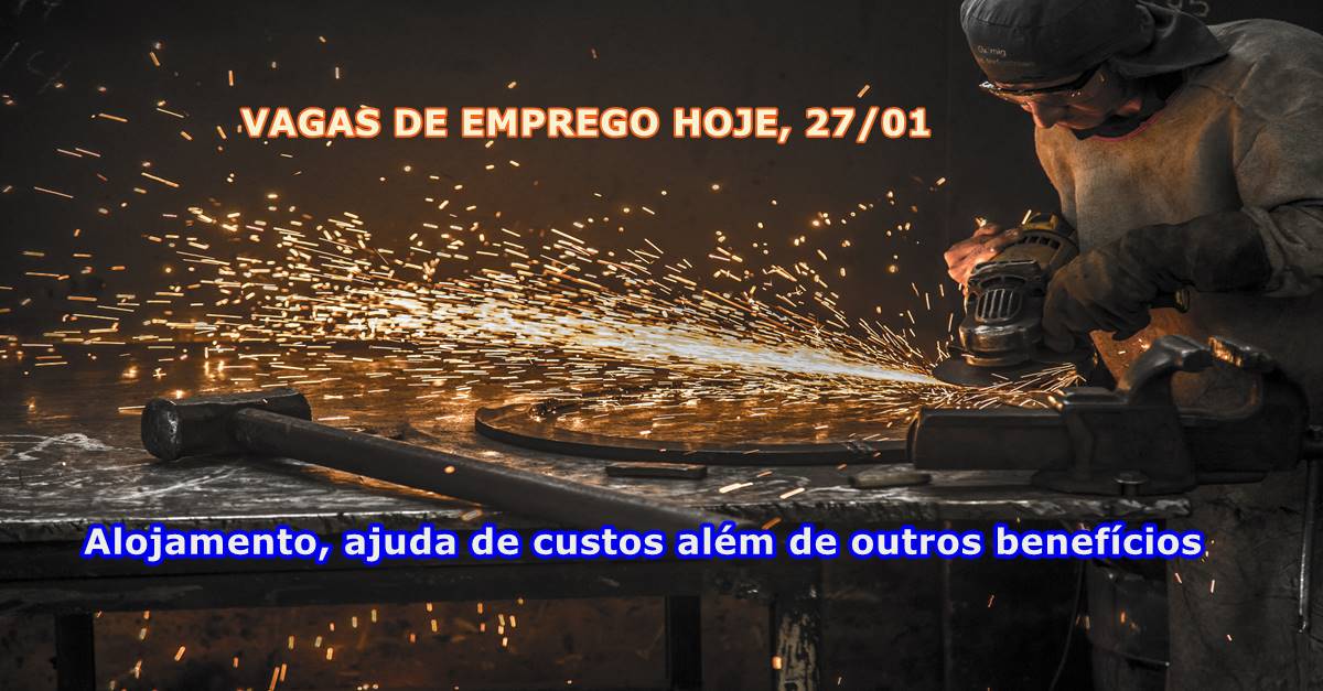 Vagas para caldeireiros para obra de construção e montagem industrial com alojamento e ajuda de custos pela Montservice