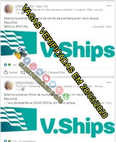 The world leader offshore V.Ships opened yesterday a selection process for tanker ship shipment