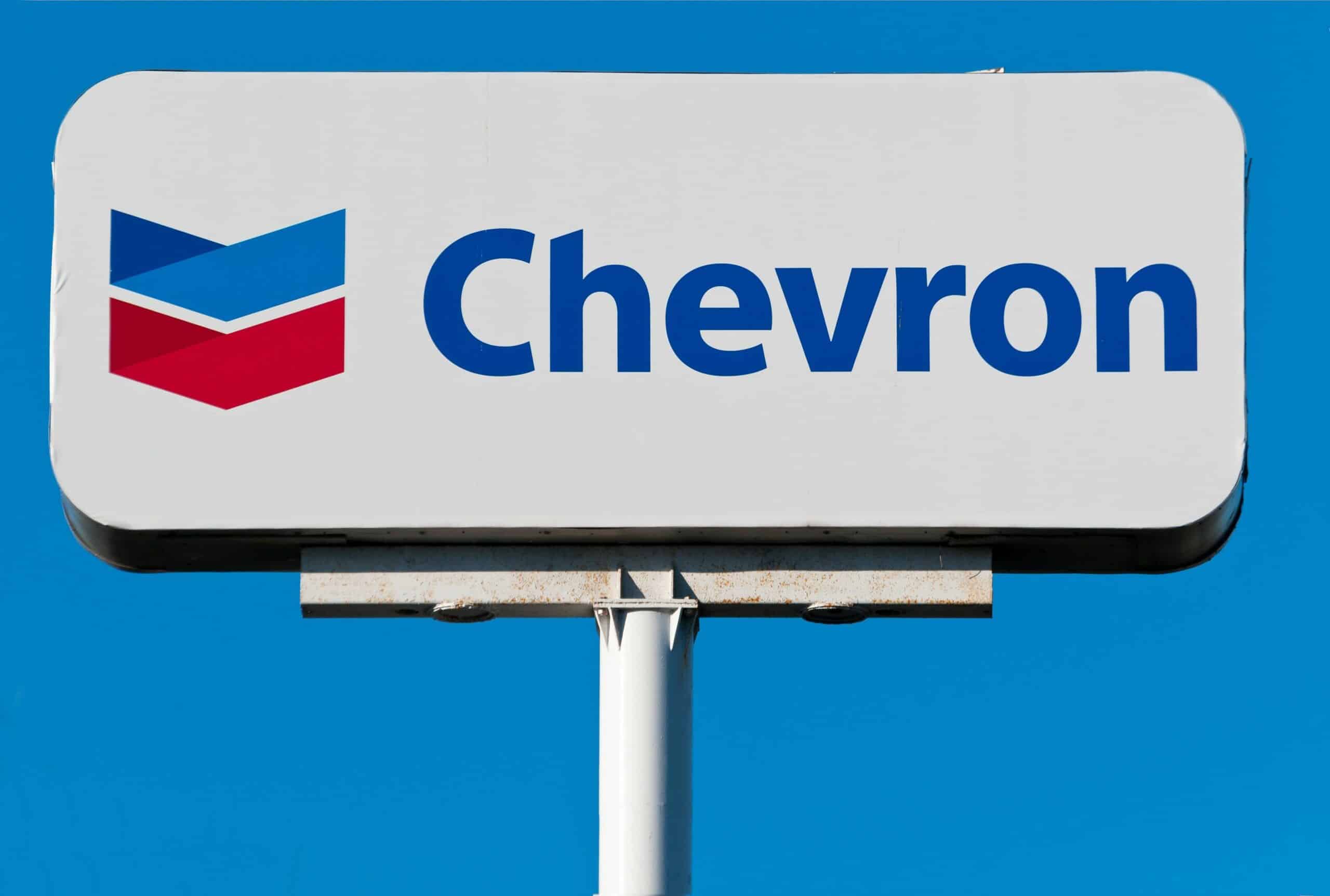 chevron, petróleo, petroleira