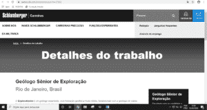 schlumberger geologist job