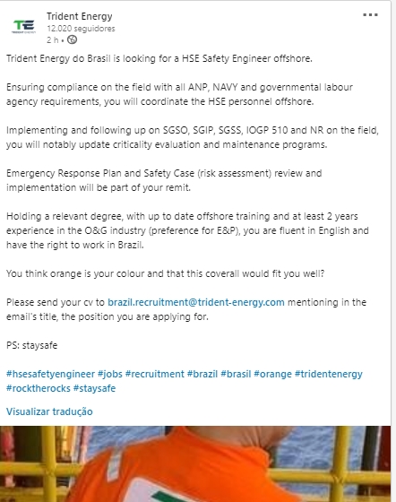 Trident Energy Vacancies