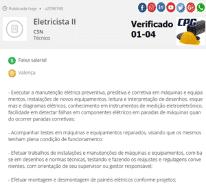 CSN, job openings, rio de janeiro, mining, steelmaking, electrician