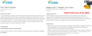 cgg, job openings, rio de janeiro, internship, April 29