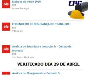 edp, internship, portugal, job openings, electric energy