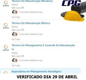 eneva, job vacancies, maintenance technician, rio de janeiro, maranhão, april 29