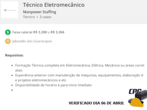 manpower April 6, job openings, recruitment and selection