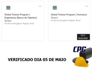 tenaris May 5, oil and gas, trainee, engineering