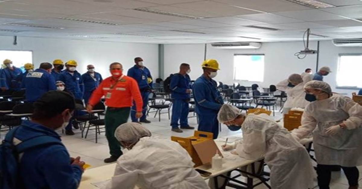 Comperj: Petrobras adota testagem para Covid-19 em mais de 4 mil trabalhadores das obras do GasLub, em Itaboraí – RJ