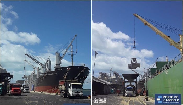 Ambev navio Paraiba Porto Cabedelo Malte