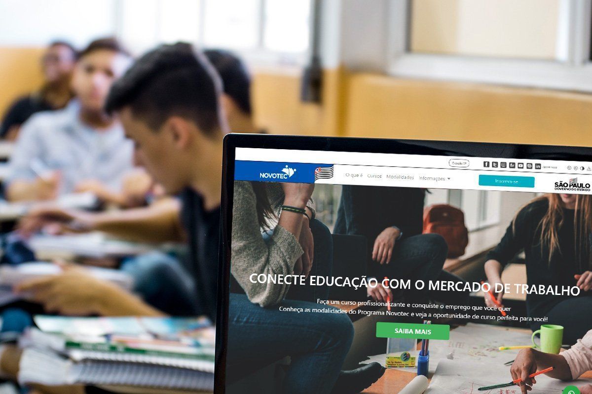 Inscrições abertas para 9 mil vagas em cursos gratuitos e online pra qualificação profissional oferecidos pelo programa Novotec