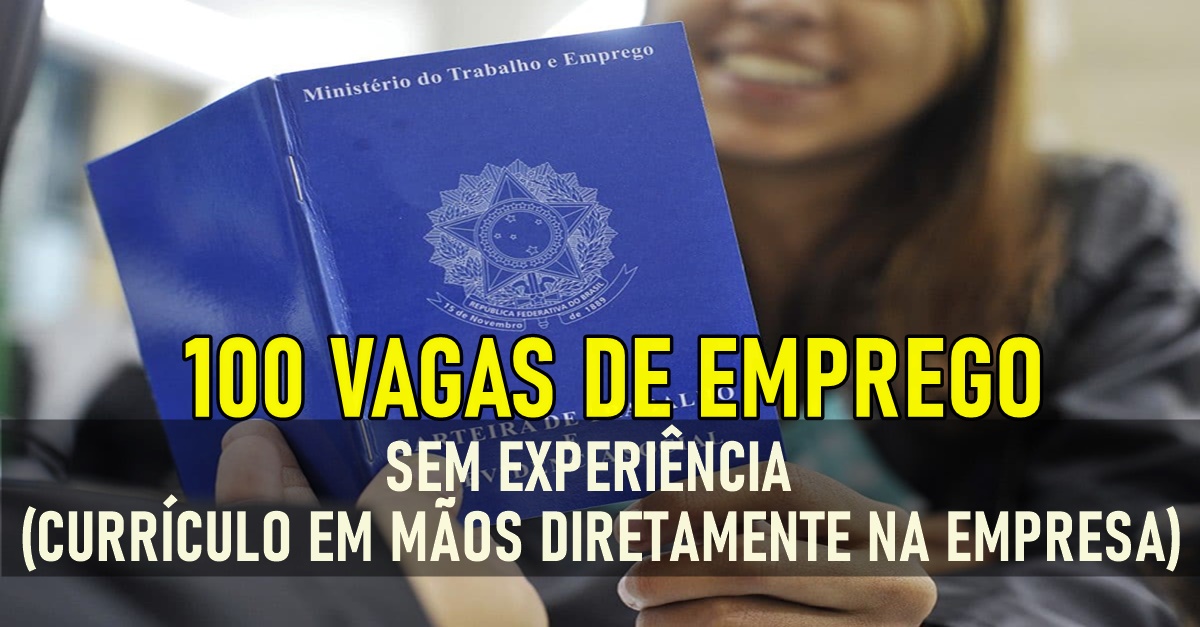 emprego sem experiência são paulo nível médio
