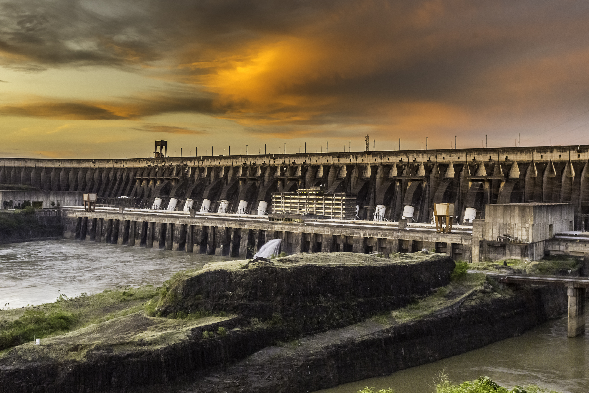 Usina, hidrelétrica, Itaipu, energia
