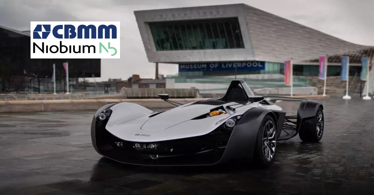nióbio em carro de luxo BAC