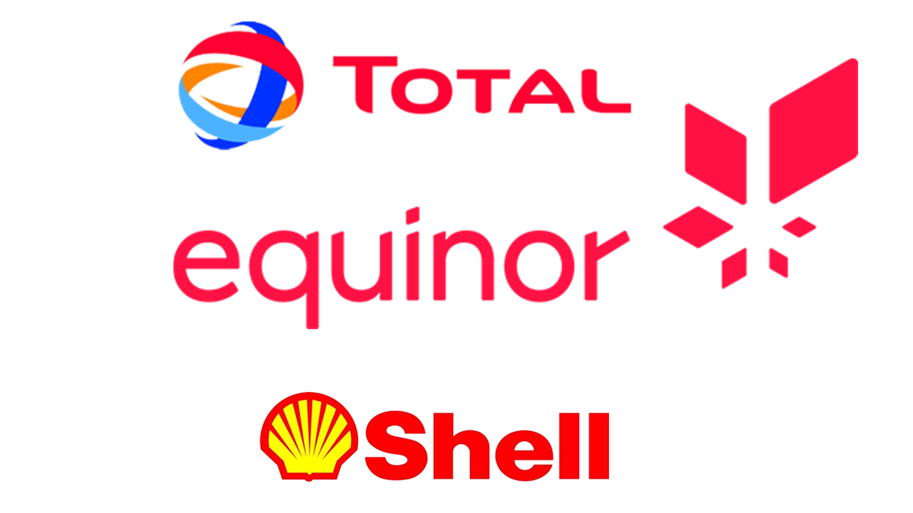Equinor Shell Total co2