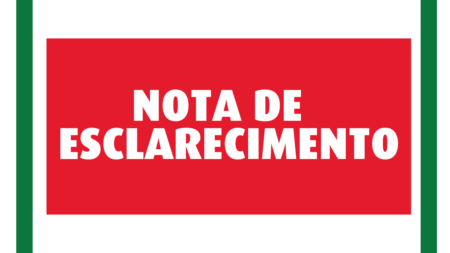 nota de esclarecimento
