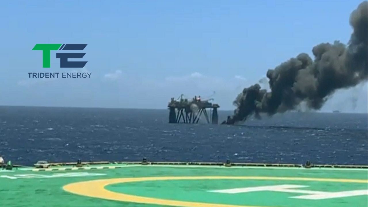 trident energy - petróleo e gás - plataforma - bacia de campos