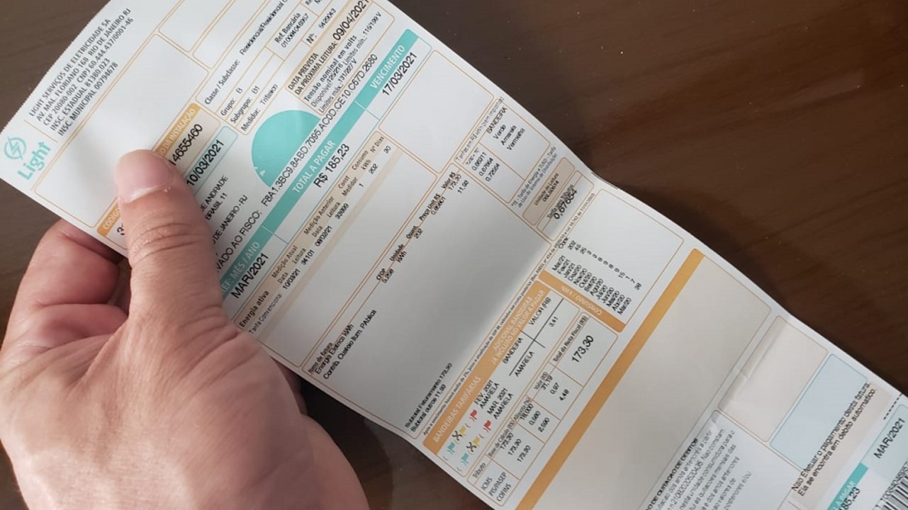 Bandeira tarifaria - conta de luz