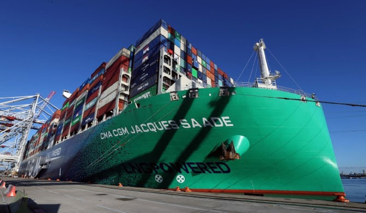 CMA CGM transporte marítimo biometano carbono navios