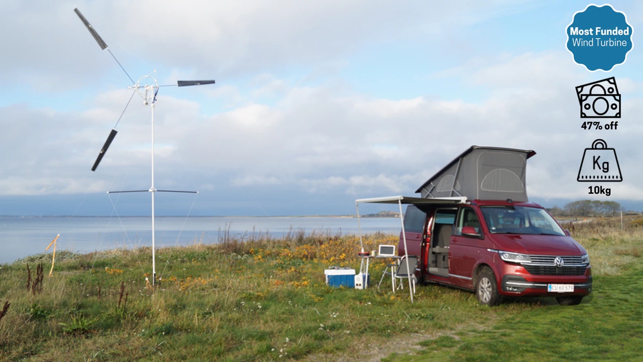 turbina - eólica - painéis solares -usina - energia renovável