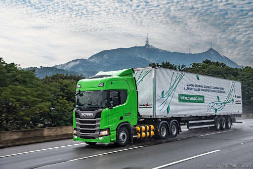 Scania – gás – caminhões