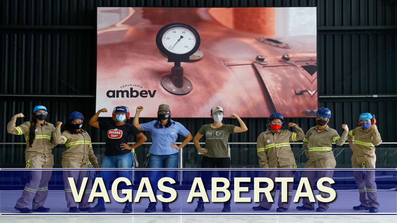 Ambev - emprego - vagas - cursos gratuitos - mulheres - home office - trabalho remoto - trabalhar em casa - recrutamento e seleção