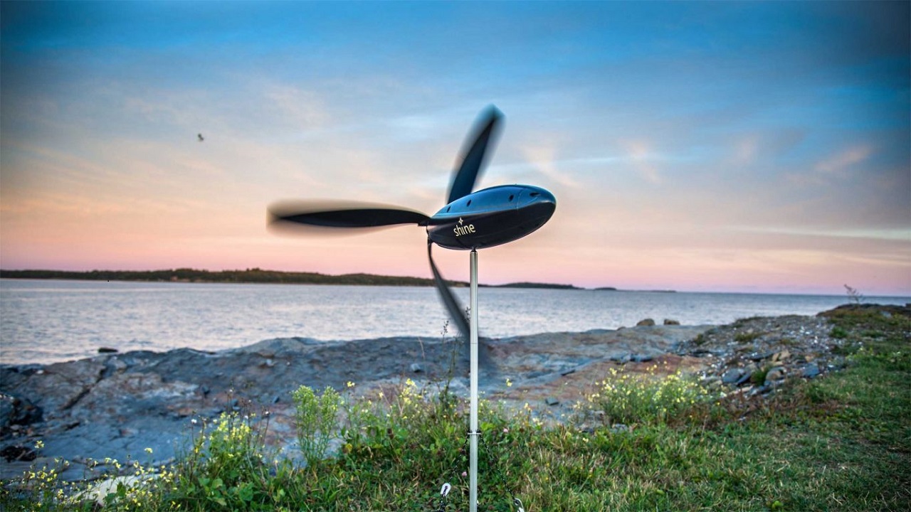 turbina - energia eólica - mochila- empresa - portátil