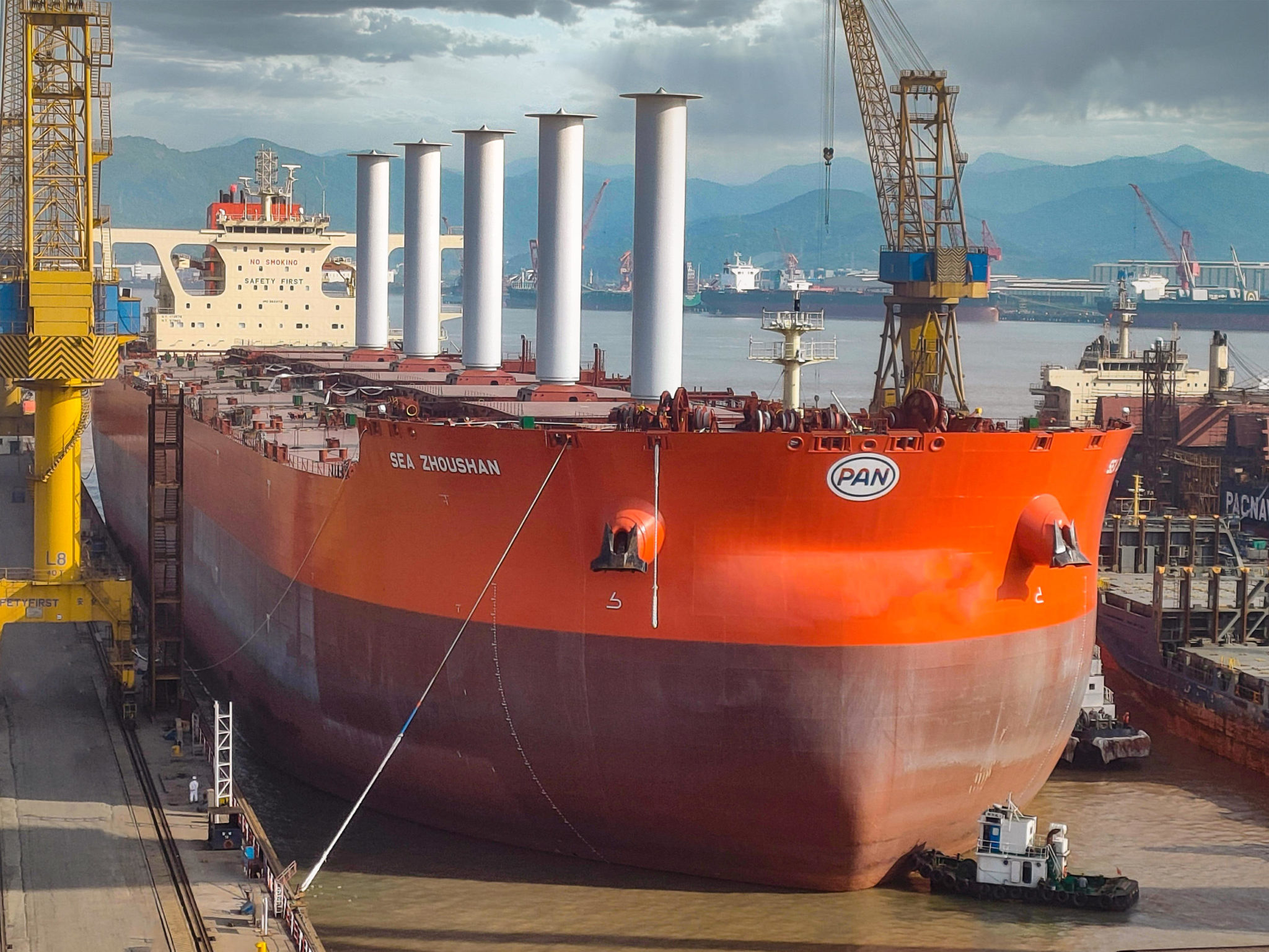 Navio - Vale - minério - ES - porto de tubarão