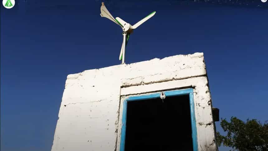 turbine - wind - plant - renewable energy - solar panels