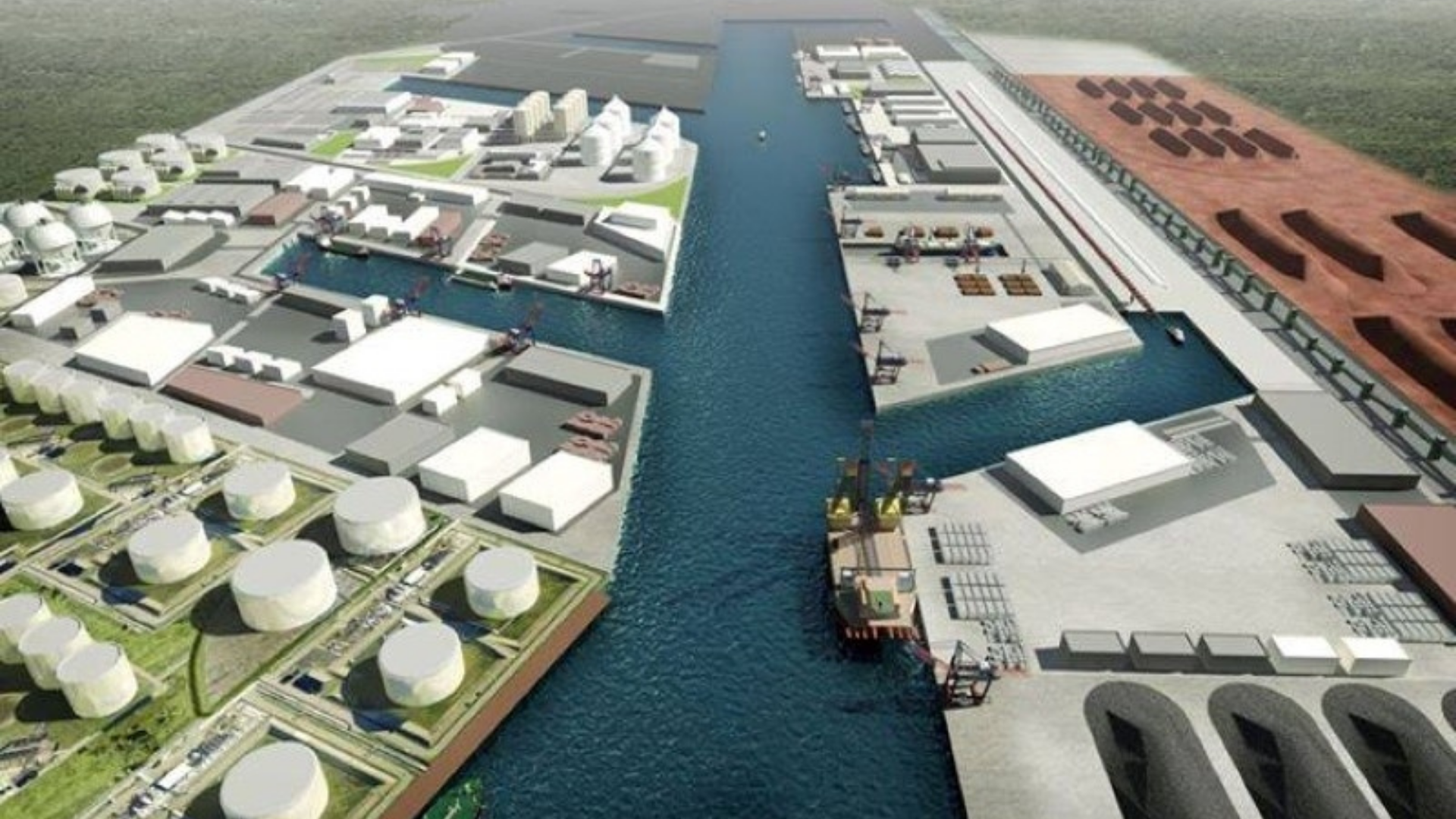 obras – porto – Espírito Santo - construção