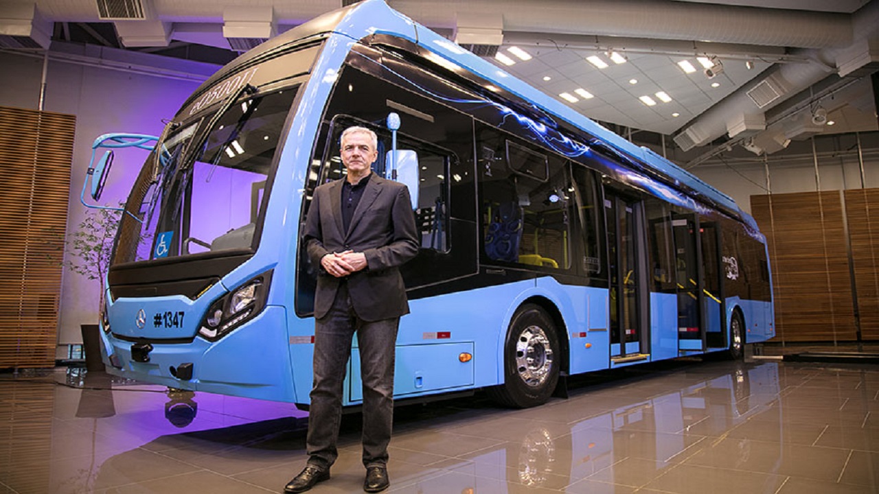 investimento - Mercedes-Benz - Ônibus elétrico