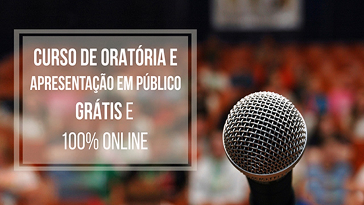 cursos gratuito - cursos online - oratória - qualificação - vaga de emprego