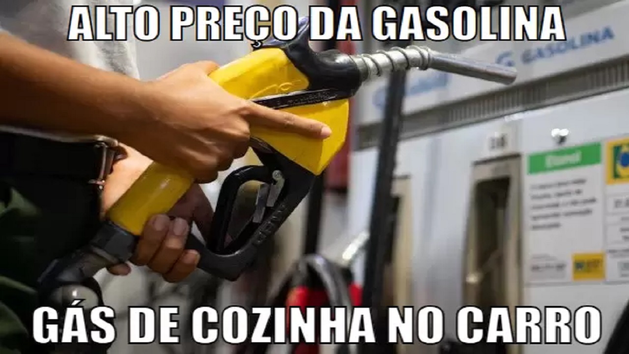 gasolina - gás de cozinha - veículos