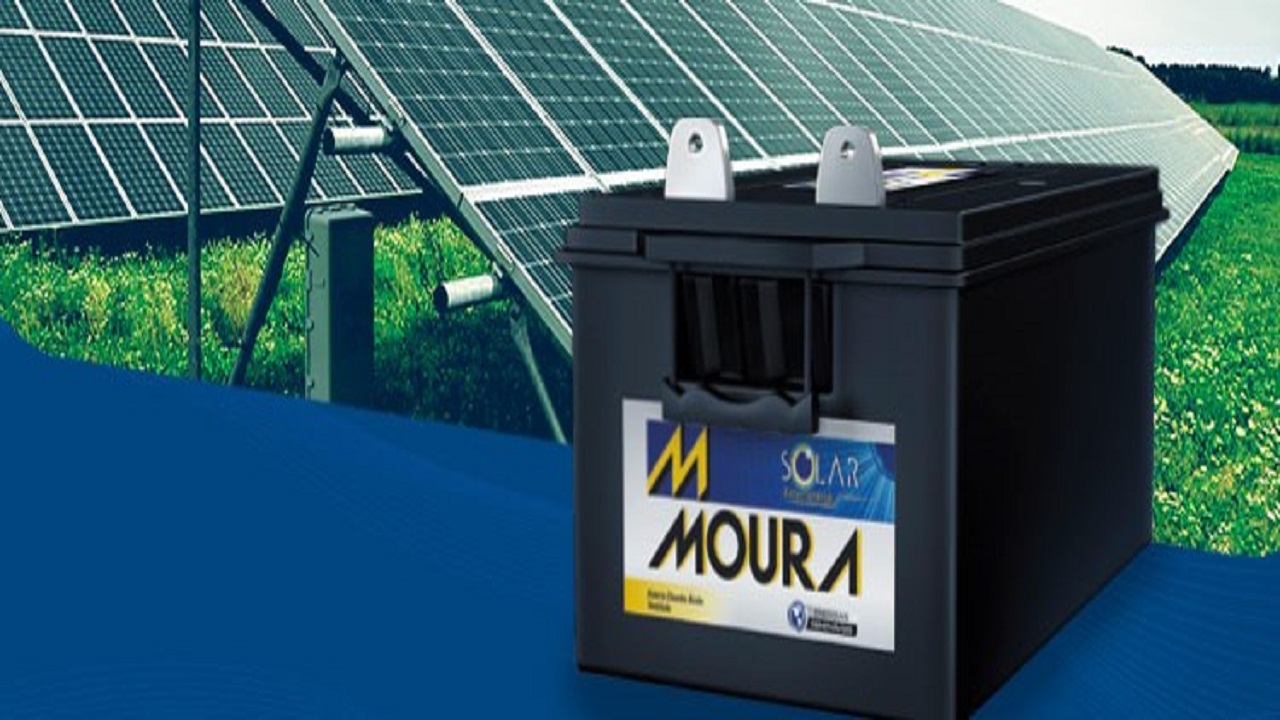 Bateria - energia solar - Grupo Moura