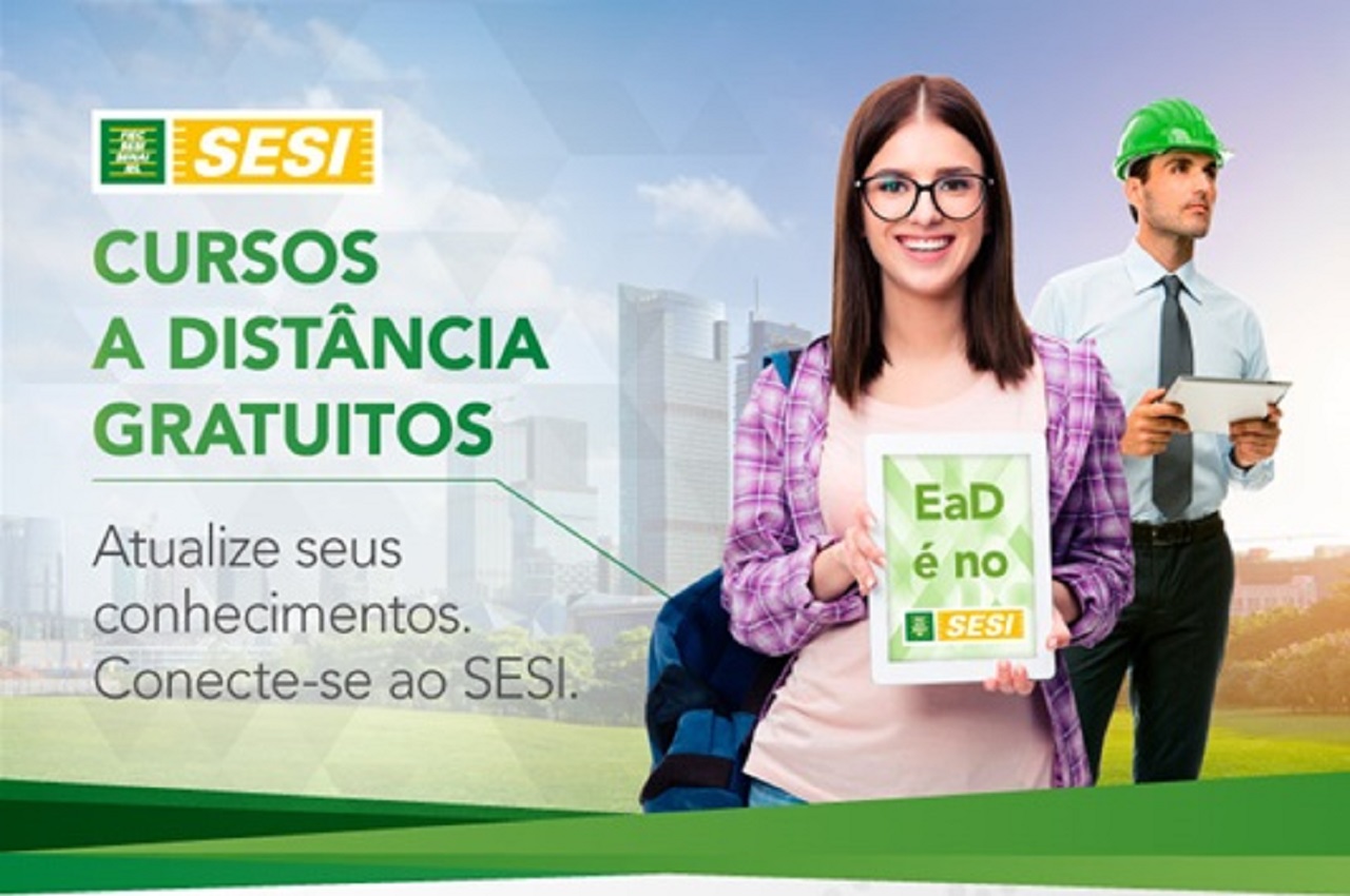 Sesi - cursos gratuitos - EAD - ensino EAD- vagas em cursos - capacitação profissional