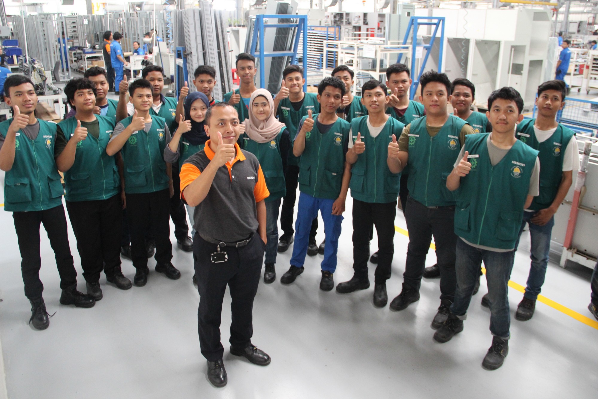 Estágio da empresa Siemens em um processos seletivo de 2021