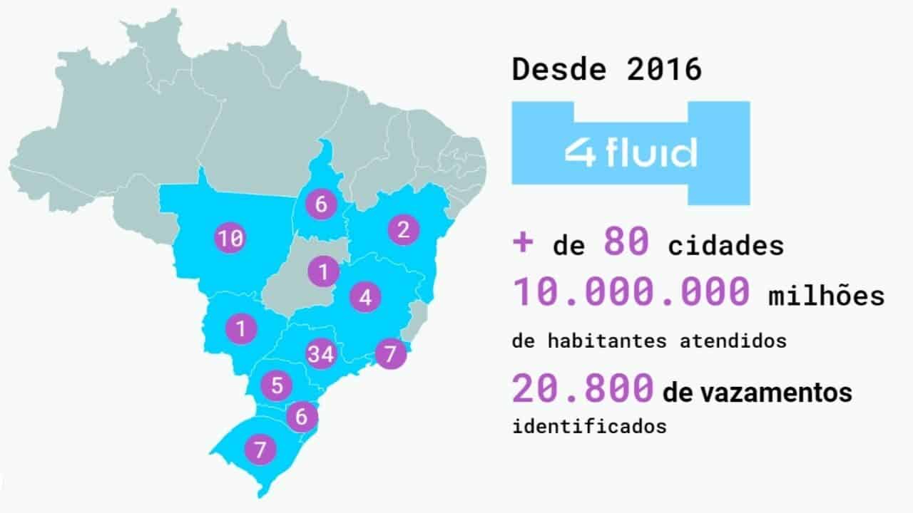 Infographic about More than 20,000 leaks have been identified in almost half of the national territory | Source: Stattus4
