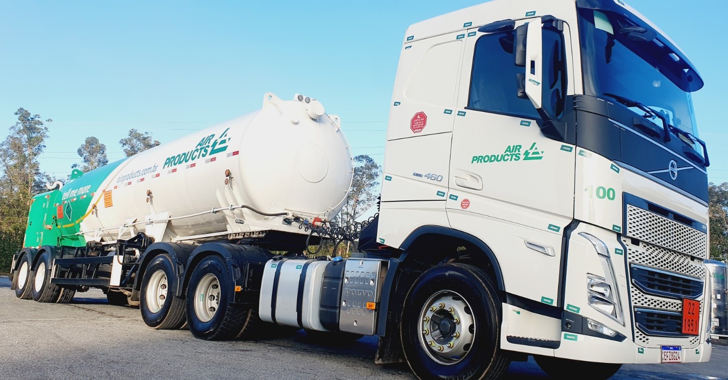 Air Products investe em frota de caminhões com a mais alta tecnologia em segurança